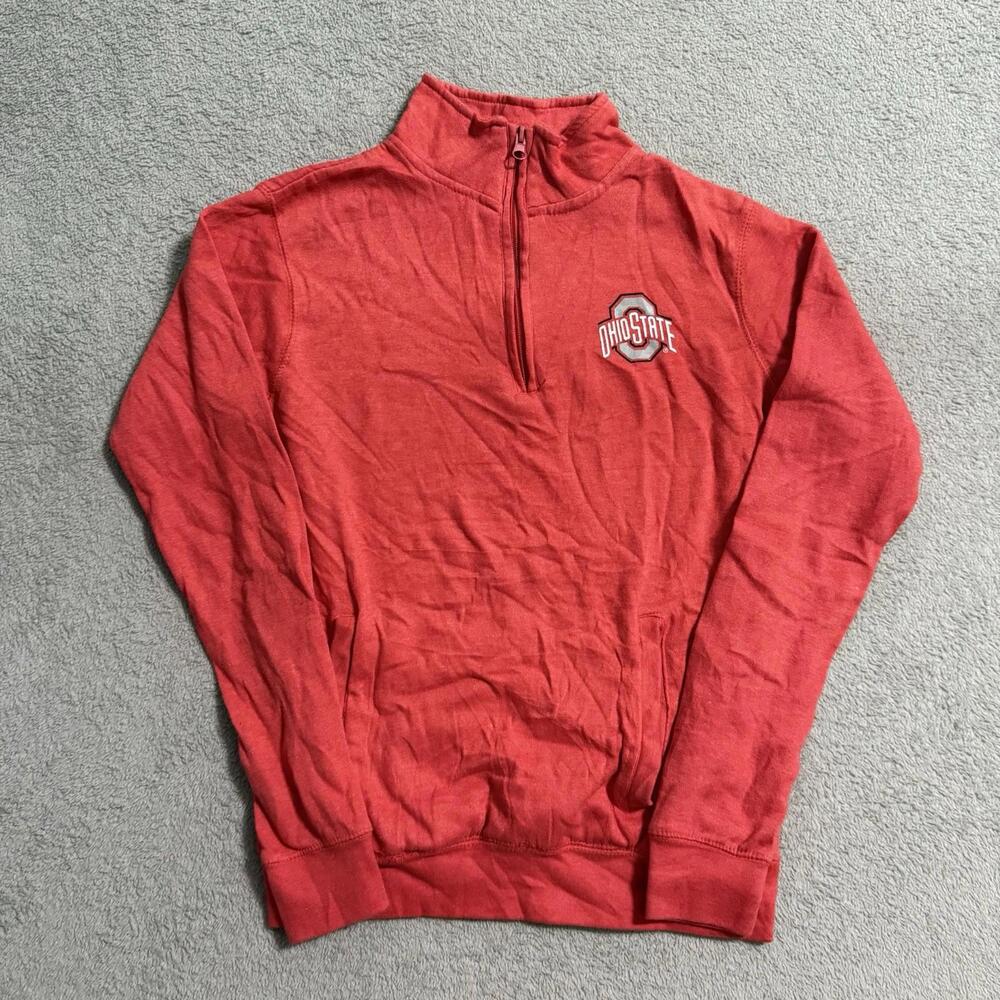 Ohio State Buckeyes NCAA Quarter Zip Pullover M Women’s